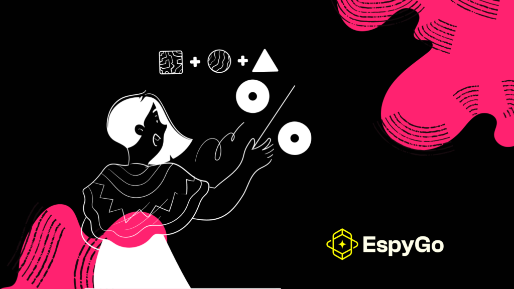 llustration of a marketer orchestrating AI and content elements, symbolising EspyGo’s AI-friendly blog writing and optimisation approach.