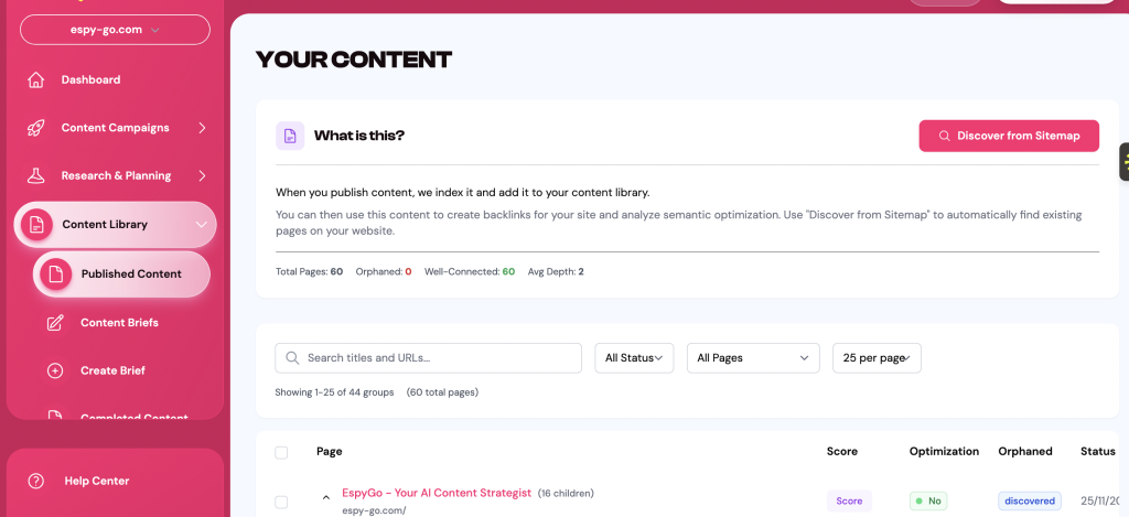 Published Content - EspyGo