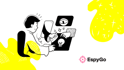 Illustration of a marketer interacting with multiple digital screens, symbolising idea extraction, content creation, and video repurposing — representing how agencies transform one video into multiple content formats using efficient tools.